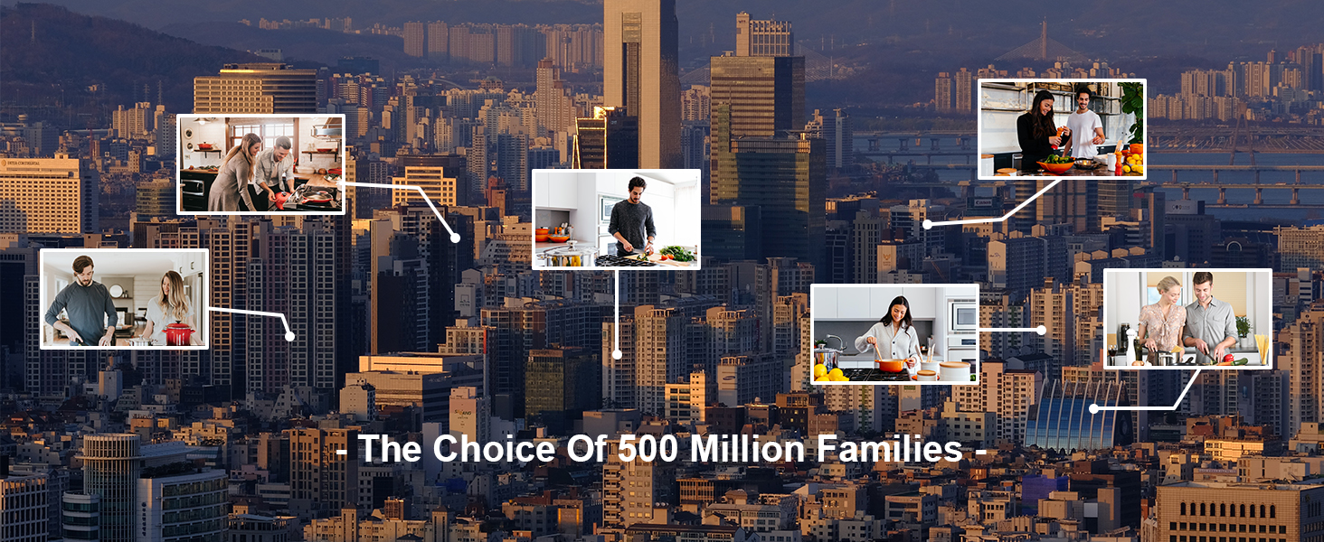 Knife Set, HUNTER.DUAL 15 Pcs Kitchen Knife Set with Block Self Sharpening, Dishwasher Safe, Anti-slip Handle, Black