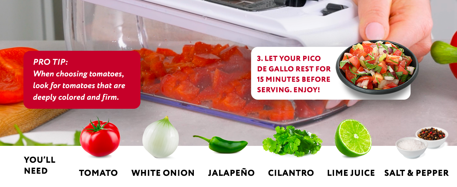 Fullstar Vegetable Chopper and Spiralizer - Food Chopper with Container, Fruit Slicer, Kitchen Gadgets & Accessories, Home Essentials (4 in 1, White)